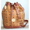 MCM Beuteltasche Medium Cognac Canvas