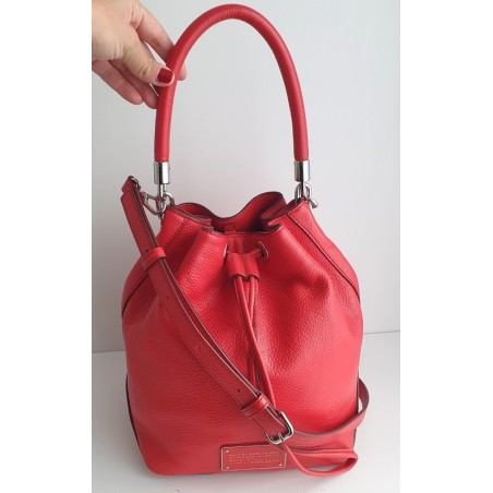 Marc Jacobs Beuteltasche Soft Leder Rot