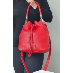 Marc Jacobs Beuteltasche Soft Leder Rot