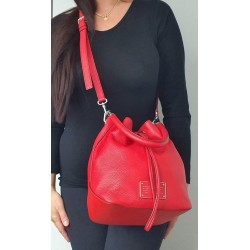 Marc Jacobs Beuteltasche Soft Leder Rot