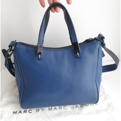 Marc Jacobs Henkel/Umhängetasche Medium Soft Leder Blau