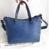 Marc Jacobs Henkel/Umhängetasche Medium Soft Leder Blau