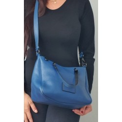 Marc Jacobs Henkel/Umhängetasche Medium Soft Leder Blau
