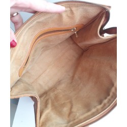 MCM Shopper Klein Heritage Cognac Canvas.