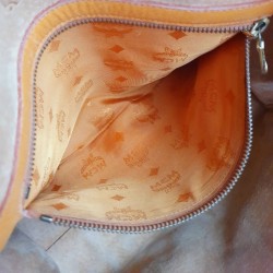 MCM Shopper Klein Heritage Cognac Canvas.