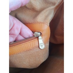 MCM Shopper Klein Heritage Cognac Canvas.