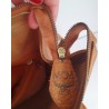 MCM Shopper Klein Heritage Cognac Canvas.