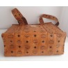 MCM Shopper Klein Heritage Cognac Canvas.
