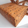 MCM Shopper Klein Heritage Cognac Canvas.