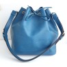 Louis Vuitton Petit Sac Noe Epi Leder Blau