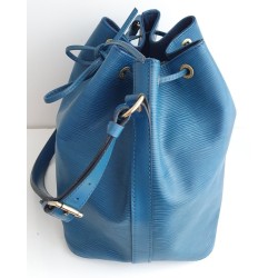 Louis Vuitton Petit Sac Noe Epi Leder Blau