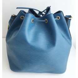 Louis Vuitton Petit Sac Noe Epi Leder Blau