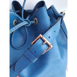 Louis Vuitton Petit Sac Noe Epi Leder Blau