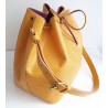 Louis Vuitton Petit Sac Noe Gelb Epi Leder.