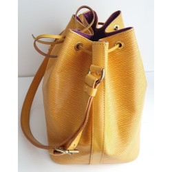 Louis Vuitton Petit Sac Noe Gelb Epi Leder.