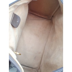 Gucci Boston Handtasche Vintage Braun Leder Canvas