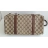 Gucci Boston Handtasche Vintage Braun Leder Canvas