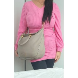 Marc Jacobs Henkel/Umhängetasche Medium Taupe