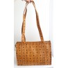 MCM Shopper Medium Heritage Cognac Canvas.