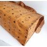 MCM Shopper Medium Heritage Cognac Canvas.
