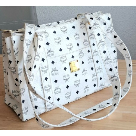 MCM Shopper weiss