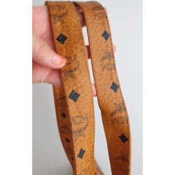 MCM Shopper Medium Heritage Cognac Canvas.