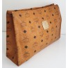 MCM Nécessaire Poche Toilette Medium Heritage Cognac Canvas.