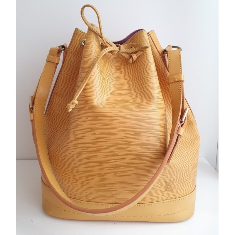 Louis Vuitton Grand Sac Noé Epi Leder Gelb