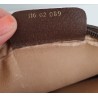 Gucci Clutch/Crossbody Vintage Braun Leder Canvas