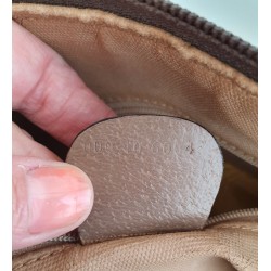 Gucci Ophidia Vintage Braun Leder Canvas