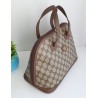 Gucci Ophidia Vintage Braun Leder Canvas