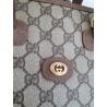 Gucci Ophidia Vintage Braun Leder Canvas