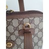 Gucci Ophidia Vintage Braun Leder Canvas