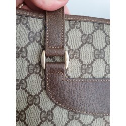 Gucci Schultertasche Supreme Tote Bag Braun Leder