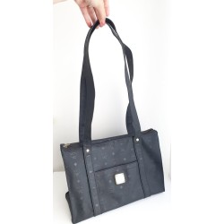 MCM Shopper Medium Vinyl  schwarz