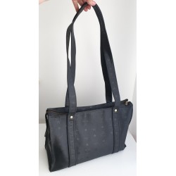 MCM Shopper Medium Vinyl  schwarz