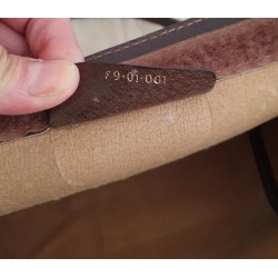 Gucci Clutch/Crossbody Vintage Braun Leder Canvas