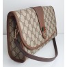 Gucci Vintage Clutch/Crossbody Tasche Leder Braun