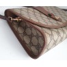 Gucci Vintage Clutch/Crossbody Tasche Leder Braun