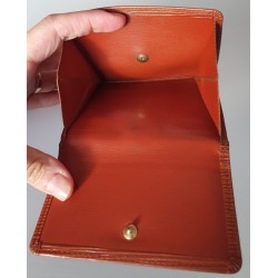 Louis Vuitton Elise Portemonnaie Unisex Epi Leder Cognac