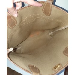 Gucci Schultertasche Supreme GG Tote Bag Braun Leder