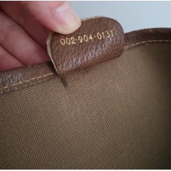 Gucci Schultertasche Supreme GG Tote Bag Braun Leder