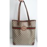 Gucci Schultertasche Supreme GG Tote Bag Braun Leder