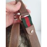 Gucci Beuteltasche Klein PM Vintage GG Braun Leder Canvas