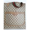 Gucci Schultertasche Supreme Tote Bag Braun Leder