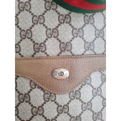 Gucci Schultertasche Supreme Tote Bag Braun Leder