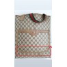 Gucci Schultertasche Supreme Tote Bag Braun Leder