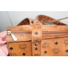 MCM Shopper Medium Heritage Cognac Canvas.