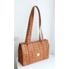 MCM Shopper Medium Heritage Cognac Canvas.