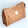 Mcm Nécessaire Poche Toilette Medium Heritage Cognac Canvas.